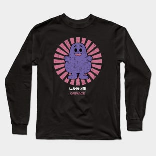 Grimace Retro Vintage Long Sleeve T-Shirt